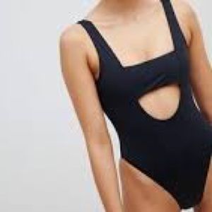 Asos Twiin black swimsuit